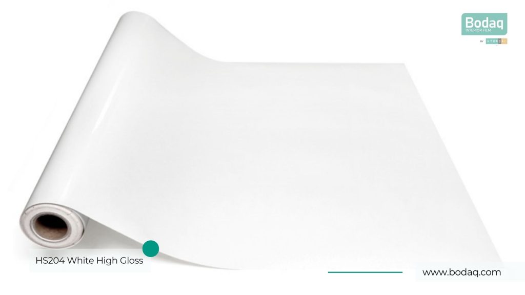 HS204 White High Gloss Interior Film - Basic Collection 12 HS204 Full Roll