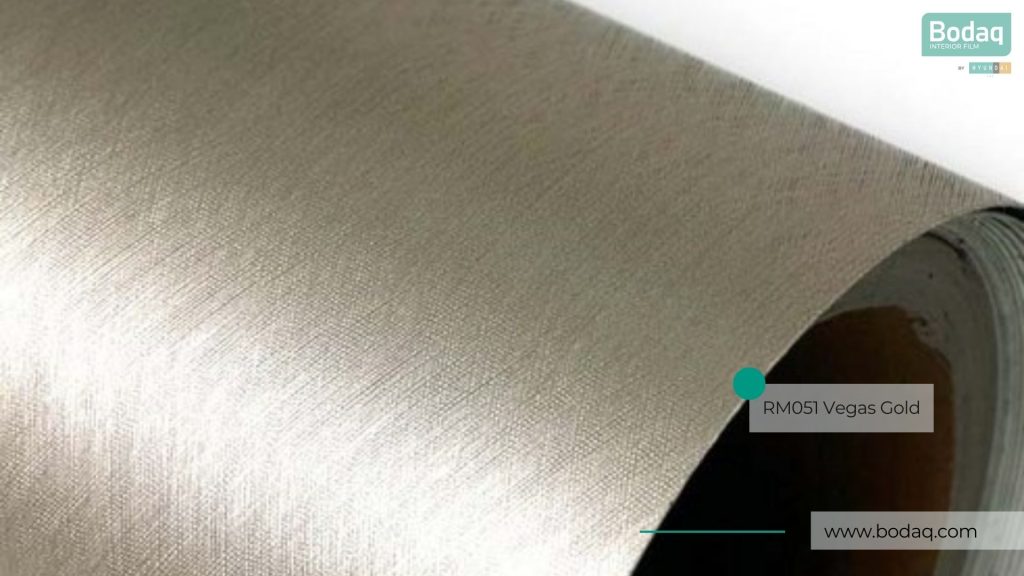 RM051 Vegas Gold Interior Film - Metal Collection 13 RM051 closeup