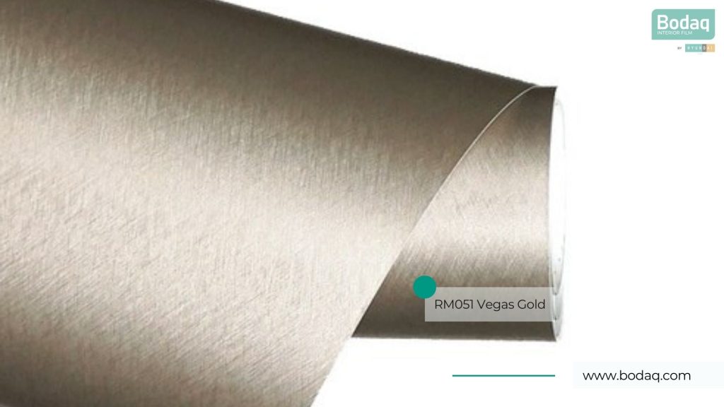 RM051 Vegas Gold Interior Film - Metal Collection 12 RM051 roll