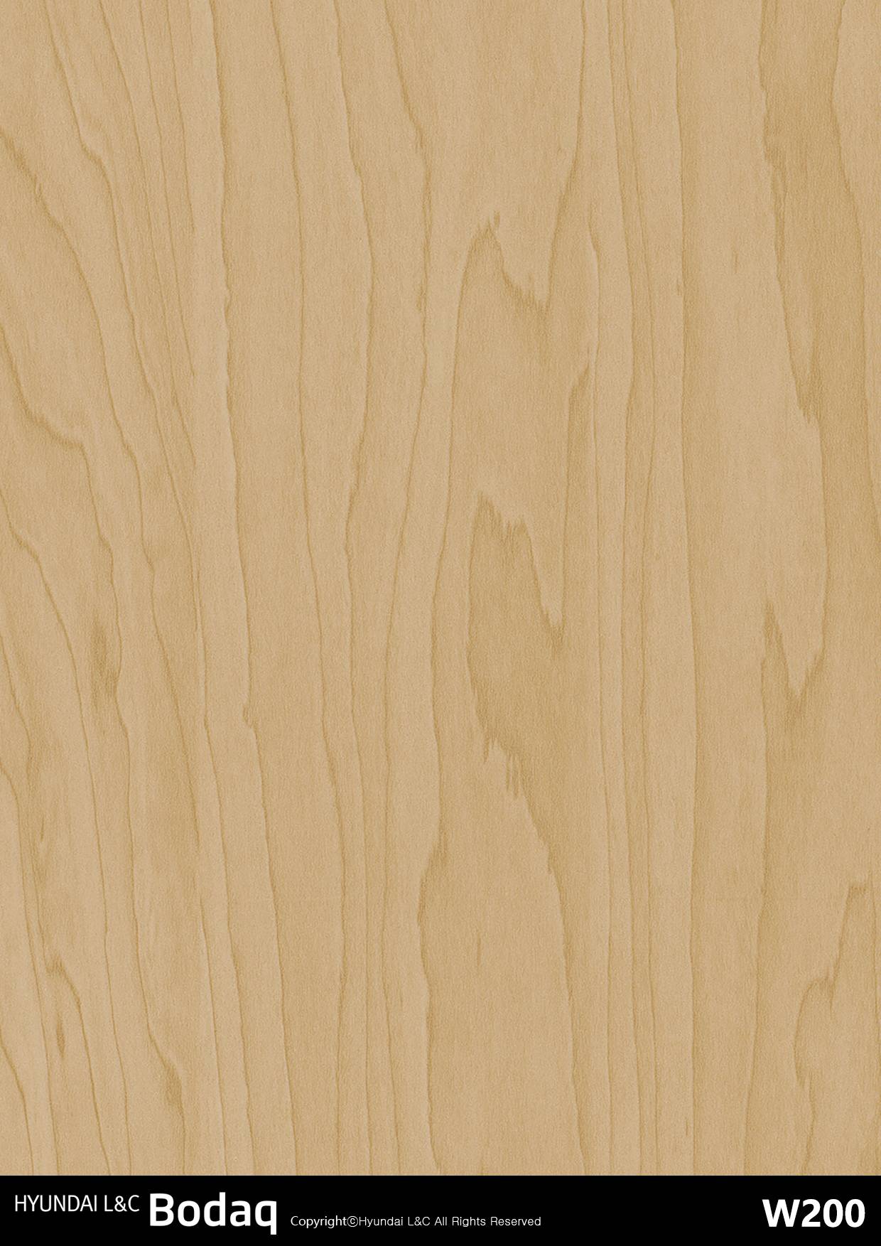 W200 Maple Light Wood Interior Film - Standard Wood Collection 1 Bodaq W200 Maple Light Wood Interior Film - Standard Wood Collection