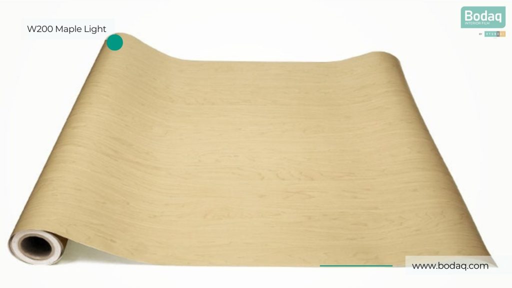 W200 Maple Light Wood Interior Film - Standard Wood Collection 14 W200 Full Roll