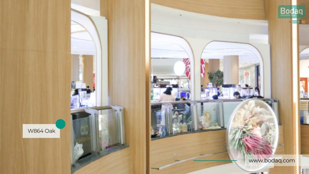 W864 Oak Interior Film - Standard Wood Collection 11 W864 Oak at the Mall