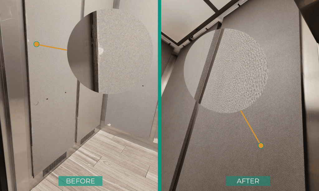 TNS03 Elevator Refinishing
