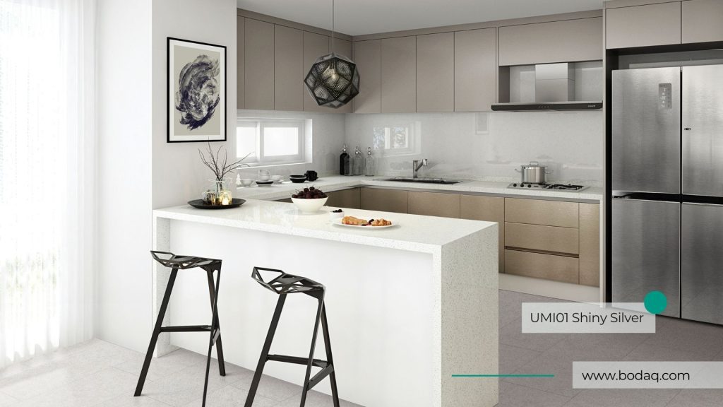 UMI01 Shiny Silver - Metal Collection 9 UMI01 Shiny Silver, fridge