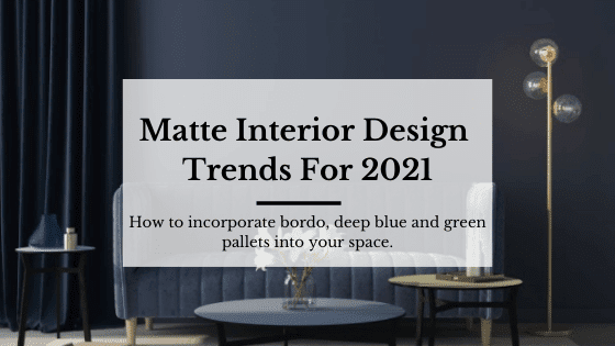 New Video: Bodaq Usage in the Film Industry 2 Matte interior design trends
