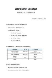 Bodaq Interior Film MSDS