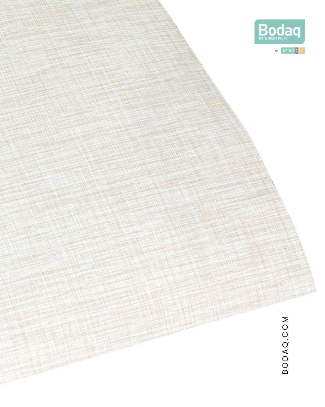 RF011 Cream Fabric Interior Film - Real Fabric Collection 2 RF011 Sample