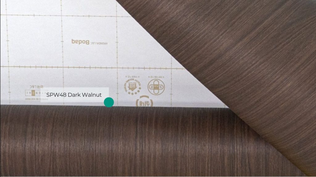 SPW48 Dark Walnut Interior Film - Origin Wood Collection 9 SPW48 Dark Walnut Backing