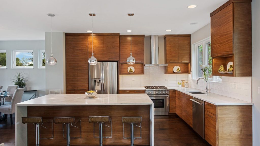 Add kitchen cabinet molding