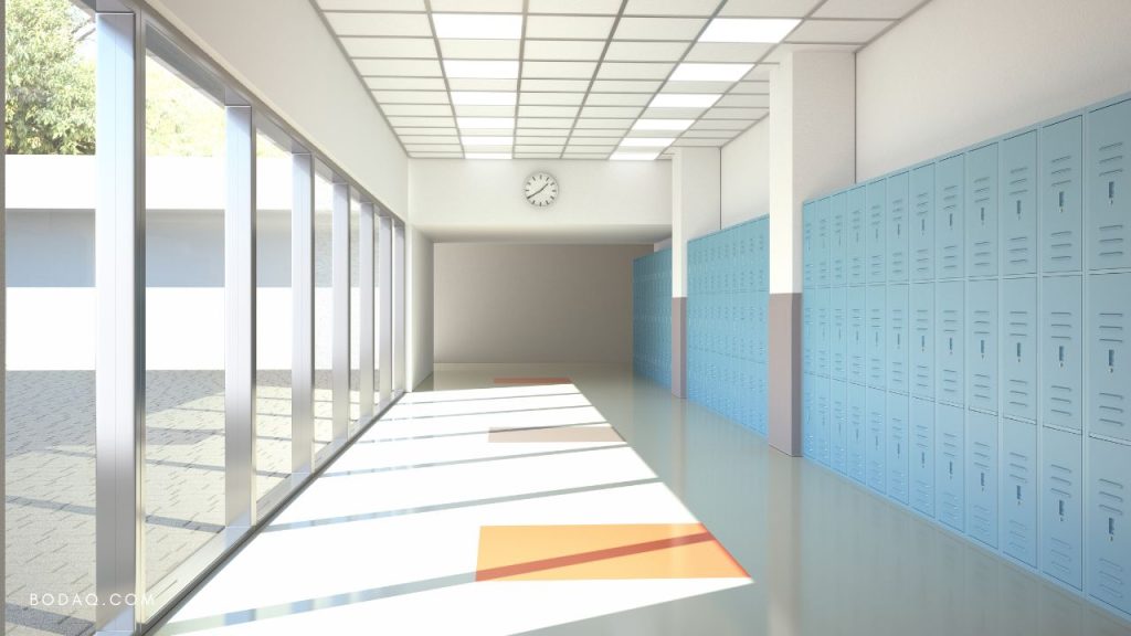 Best hallway colors: light blue