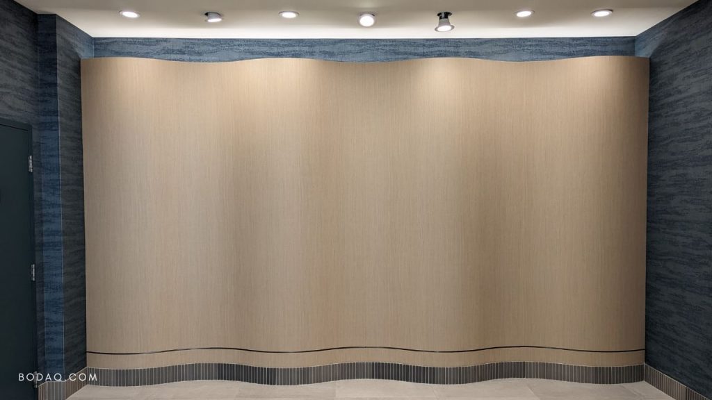 Wavy wall after refinishing with Bodaq Interior Film