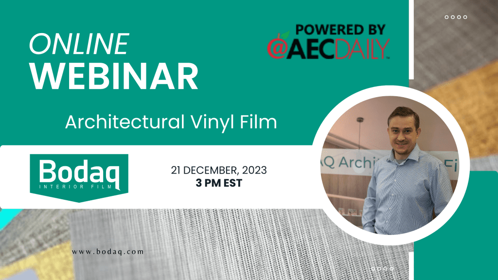 Continuing education online webinar: Architectural Vinyl Film