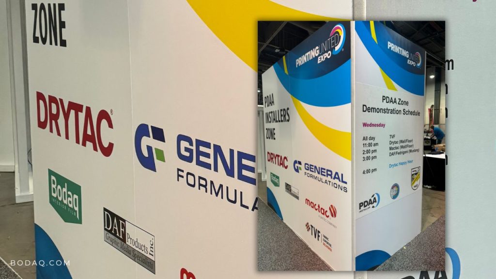 Bodaq at PRINTING United Expo 2024 8 Installation demos at PDAA booth 5
