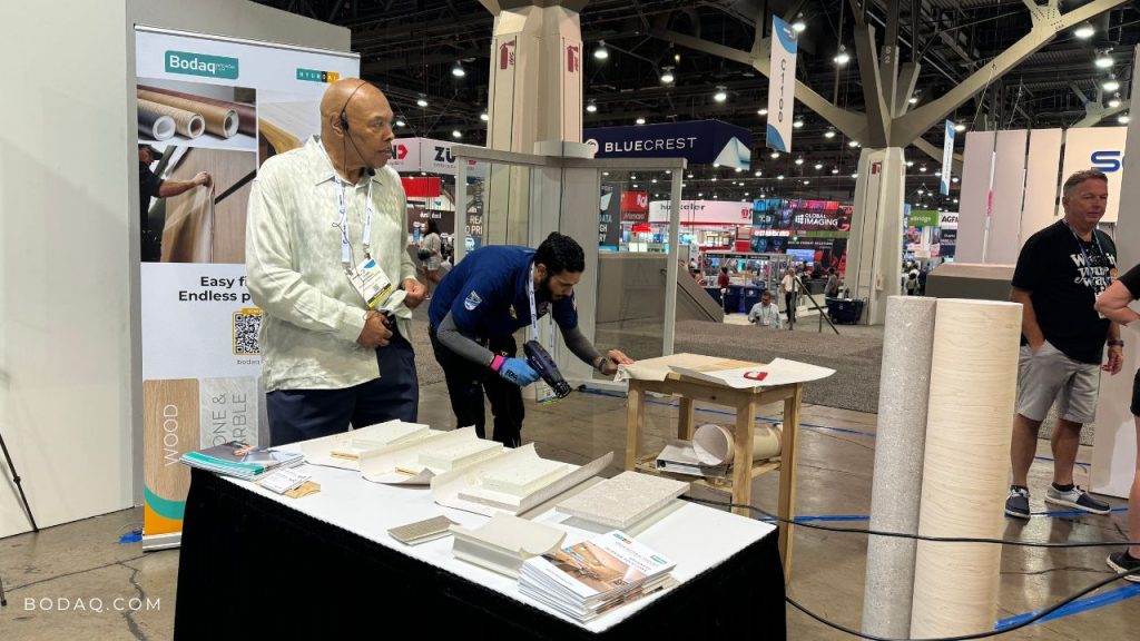 Bodaq at PRINTING United Expo 2024 12 Installation demos at PDAA booth 3