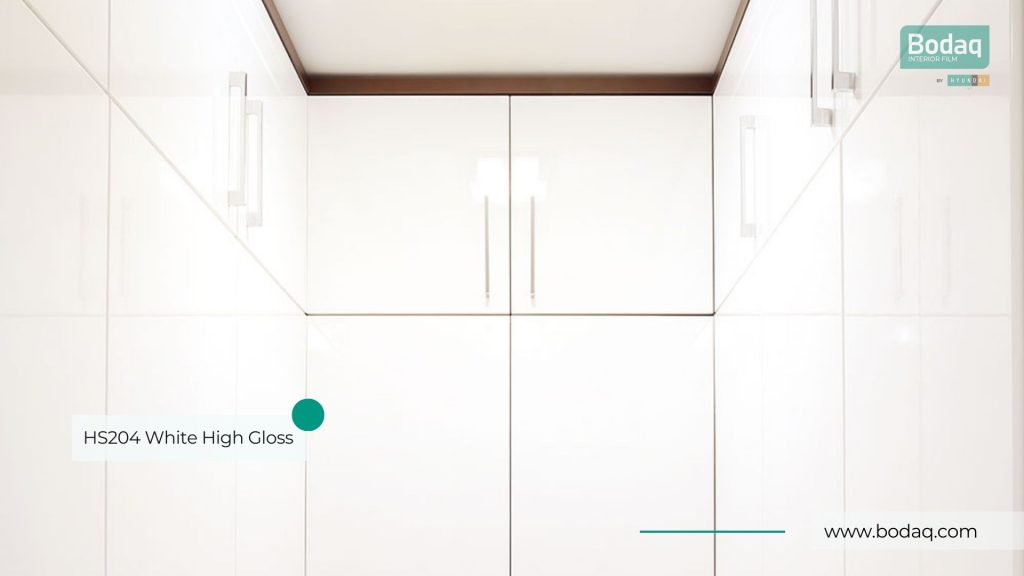 HS204 White High Gloss Interior Film - Basic Collection 9 HS204 White High Gloss: Storage