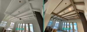 Before and After Ceiling