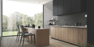 Kitchen refinish with vinyl film
